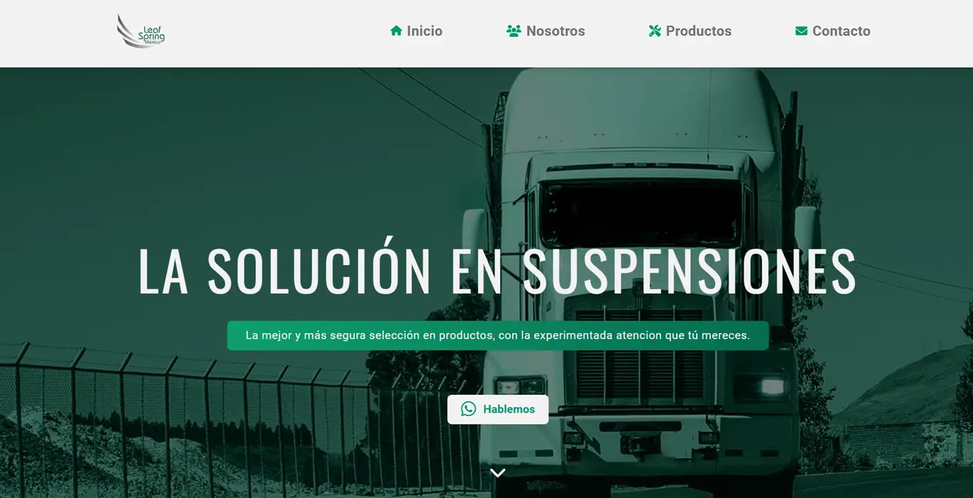 leaf spring mexico website sample